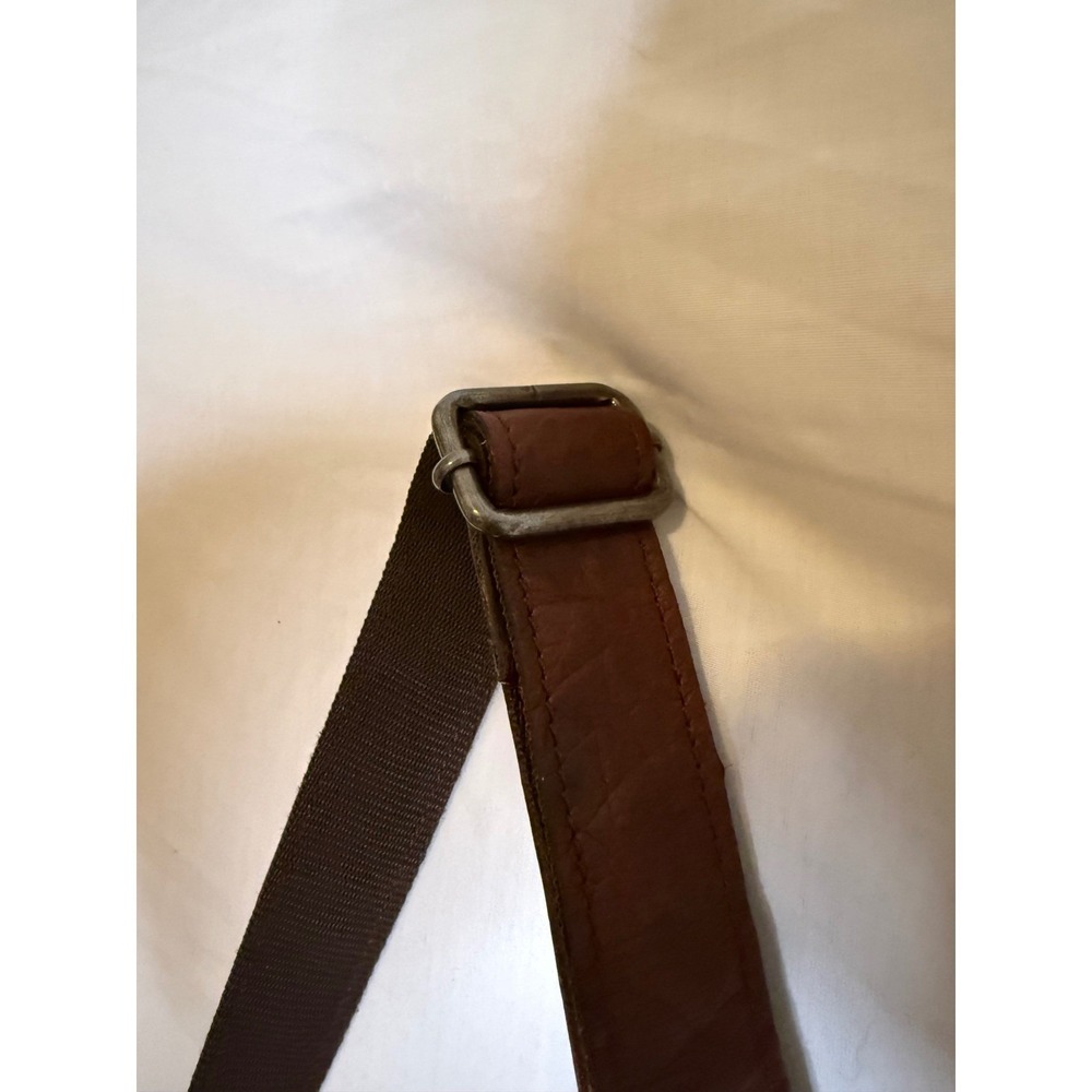 Unbranded Brown Genuine Leather Messenger Bag Crossbody Laptop Tech Satchel - Picture 5 of 8